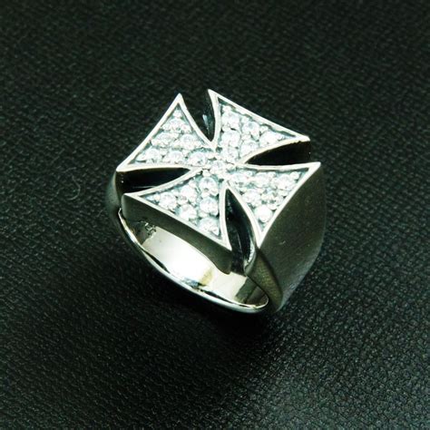 maltese cross rings for men